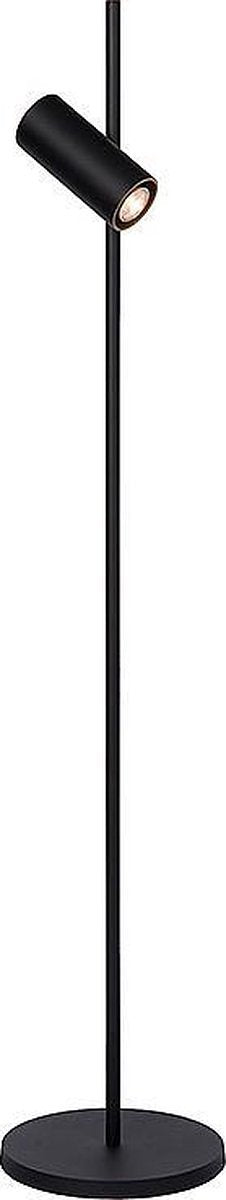Atmooz - Vloerlamp Sinclair - Staande Lamp - Stalamp - Woonkamer - Zwarte buitenkant - Gouden binnenkant - Hoogte 150cm - Metaal