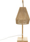 Atmopshera Tafellamp Palm natuur - H55 cm - Bamboe - Lamp