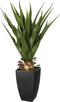 Atmosphera Agave Rect kunstplant in pot van cement 73 cm - Nepplanten