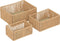 Atmosphera Ali Papieren manden - Set van 3 stuks - 26x20x11cm - Beige