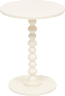 Atmosphera Alix bijzettafel Ø38xH50cm - Ivoor