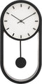 Atmosphera Anton Klok met pendule 19x5x39cm - Zwart