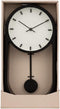 Atmosphera Anton Klok met pendule 19x5x39cm - Zwart