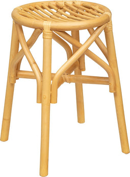 Atmosphera Aoni rotan kruk - Ø31xH45cm - Beige