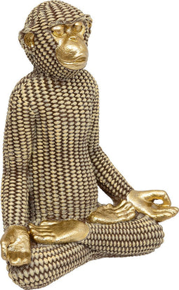 Atmosphera Beeldje Aap Nina yogahoudingen - Goud