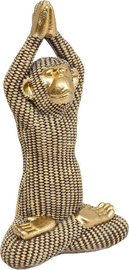 Atmosphera Beeldje Aap Nina yogahoudingen - Goud