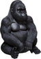 Atmosphera Beeldje Gorilla Tilio 34x31x46cm - Zwart