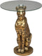 Atmosphera Bijzettafel Luipaard Ø40xH52cm