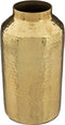 Atmosphera Bloemenvaas Antique Dorado - goud - metaal - D10 x H19 cm - Design vaas met karakter