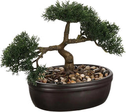 Atmosphera Bonsai - in keramische pot - 23 cm - Kunstplanten - Nepplanten