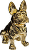 Atmosphera Bulldog beeld - Goud - Decoratie - Sierbeeld - Steengoud - H22 cm