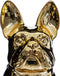 Atmosphera Bulldog beeld - Goud - Decoratie - Sierbeeld - Steengoud - H22 cm