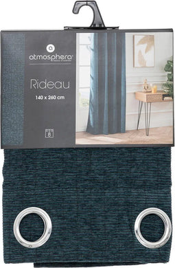 Atmosphera Chen Lurx Gordijn 140x260cm - Blauw