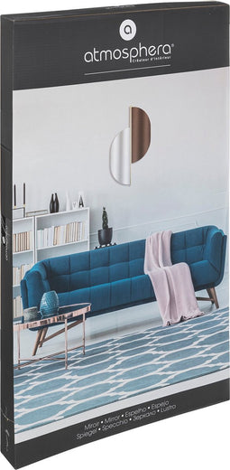 Atmosphera Coline wandspiegel - Rose - 75x45cm