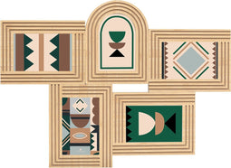 Atmosphera Collage Fotokader/Fotolijst Olivia - 5 foto's - Beige