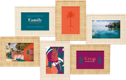 Atmosphera Collage Fotokader/Fotolijst Thea - 6 foto's - Beige