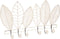 Atmosphera Cosy Leaf Kapstok - 6 Haken - Rotan - Beige