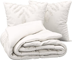 Atmosphera Dekbedovertrek Inuit Dreams set met 2 kussenslopen 240x220cm - Wit/Ivoor