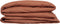 Atmosphera Dekbedovertrek set 140x200cm met 1 kussensloop - Terracotta