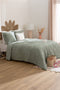 Atmosphera Dekbedovertrek set met 2 kussenslopen 240x220cm - Celadongroen