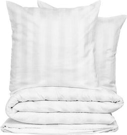 Atmosphera Dekbedovertrek set met 2 kussenslopen 240x220cm - Wit