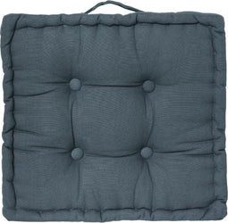 Atmosphera - DELUXE Stoelkussen - Zitkussen - 40x40cm - 8cm dik - Blauw