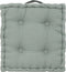 Atmosphera Deluxe Vloerkussen 40x40x8cm met handvat en 4 knopen - Celadongroen