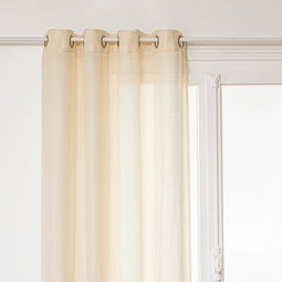 Atmosphera Dolce Gordijn 140x240cm - Kant en klaar met ringen - Beige