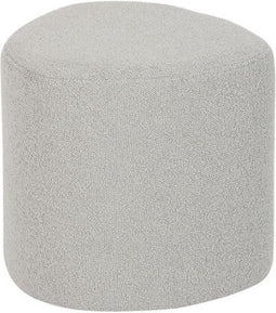 Atmosphera Estria poef - 40x40cm - Lichtgrijs