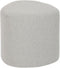 Atmosphera Estria poef - 40x40cm - Lichtgrijs