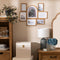 Atmosphera Felisa houten pell-mell fotokaders - Set van 7 stuks - Bruin