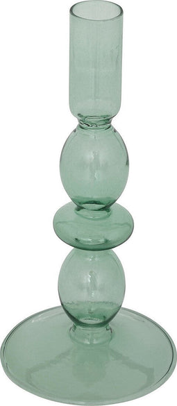 Atmosphera Glazen kandelaar Ø9xH19cm - Groen