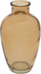Atmosphera Glazen Scot Vaas - 9x6x11cm - Bruin