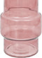 Atmosphera Glazen Vaas Ella Ø12xH25cm - Roze