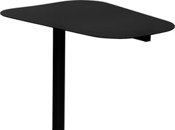 Atmosphera Haja stalen bijzettafel - 50x39x65cm - Zwart