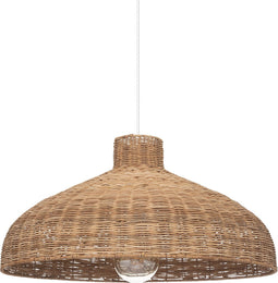 Atmosphera Hanglamp Ori rotan - E27, niet inbegrepen - Ø58xH29cm - Bruin