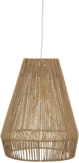 Atmosphera Hanglamp Palm Natuur - Lamp - Dia 34 cm - Jute - Caramel bruin