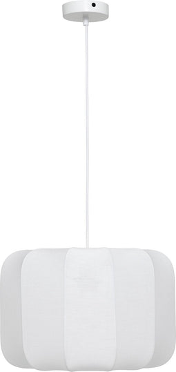 Atmosphera Hanglamp Tobie - Ø37xH24cm - Wit