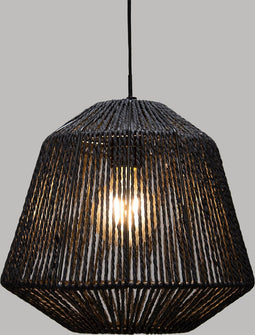 Atmosphera Hanglamp Touw 30 x 26 - Zwart