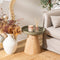 Atmosphera Hercyna Salontafel - Ø40xH42cm - Groen