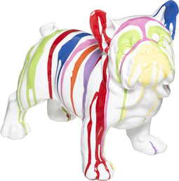 Atmosphera hond Large - Wit - beeld - beeldje - 34cm - Bulldog