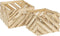 Atmosphera Houten Opbergkratten - Set van 2 stuks - 30/37cm - Beige