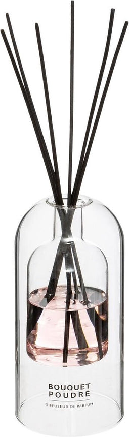 Atmosphera Ilan - Geurstokjes - Roze - Jasmijn - Witte Musk - 150 ml - Glas - Geschenk - Cadeau