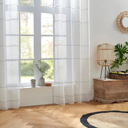 Atmosphera Indi Net Gordijn 140x240cm - Wit