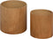 Atmosphera Keramische Plantpotten - Set van 2 stuks - Ø15xH14cm - Bruin