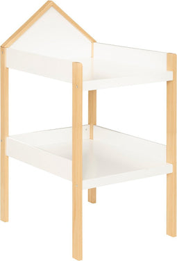 Atmosphera Kids Baby commode - 75x55x117cm - Wit/Naturel