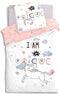 Atmosphera Kids Dekbedovertrek set met 1 kussensloop 140x200cm/65x65cm Eenhoorn