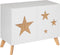 Atmosphera Kids Etoile Houten met Ster opbergmeubel / kast 58x28x45cm - Wit