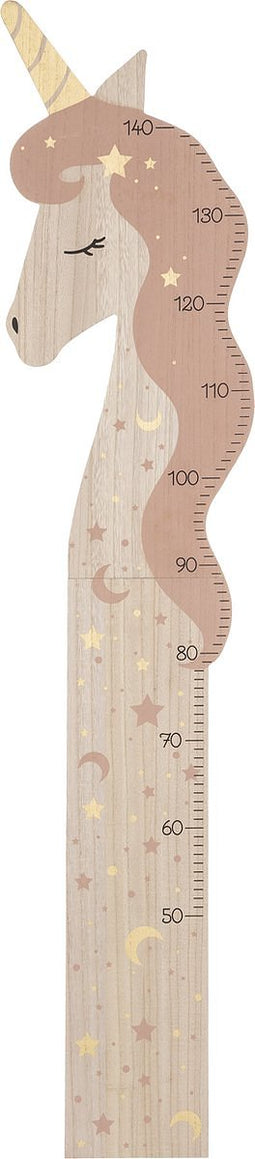 Atmosphera Kids Groeimeter/Kindermeetlat hout - Van 50 tot 140cm - Eenhoorn