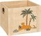 Atmosphera Kids houten kratten jungle - Set van 3 - Opbergers